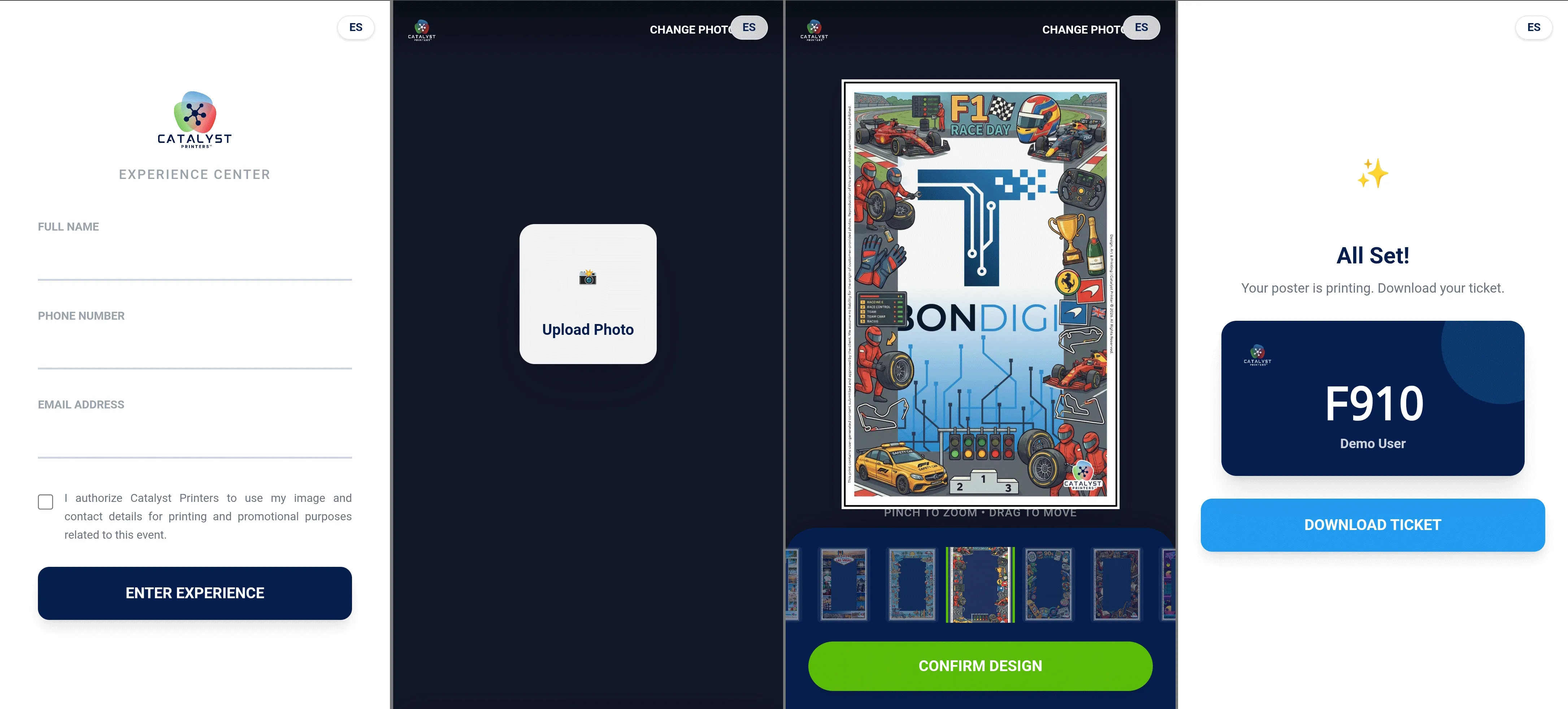 Catalyst Poster Creator: Decentralized Web-to-Print Architecture for High-Traffic Events